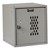 Cubix Modular Locker w/ Ventilated Door - Finger Pull Handle - shown in platinum