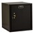 Cubix Modular Locker w/ Solid Door - Built-In Key Lock - shown in black