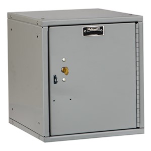 Cubix Modular Locker w/ Solid Door - Built-In Key Lock - shown in platinum