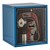 Cubix Modular Locker w/ Safety View Door - Built-In Key Lock - shown in marine blue