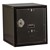 Cubix Modular Locker w/ Safety View Door - Built-In Key Lock - shown in ebony