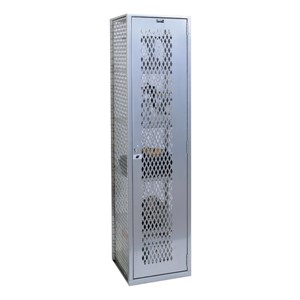 MaxView High-Visibility One-Wide Single-Tier Locker (72" H Opening) - Shown closed
