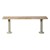 Maple Locker Room Bench w/ Cast Iron Legs