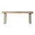 Maple Locker Room Bench w/ Aluminum Trapezoid Legs