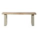 Maple Locker Room Bench w/ Aluminum Trapezoid Legs