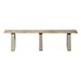 Maple Locker Room Bench w/ Aluminum Trapezoid Legs
