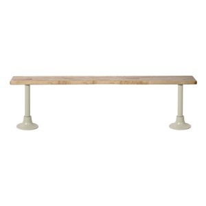 Maple Locker Room Bench w/ Heavy-Duty Adjustable Legs