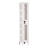 Heavy-Duty Ventilated One-Wide Single-Tier Locker (72" H Opening)