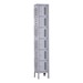 Heavy-Duty Ventilated One-Wide Six-Tier Gym Lockers