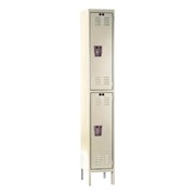 Corrosion-Resistant One-Wide Double-Tier Lockers (36" H Openings)