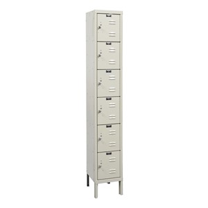 Corrosion-Resistant One-Wide Six-Tier Metal School Lockers