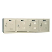 Premium Four-Compartment Wall Lockers