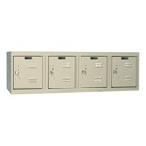 Premium Four-Compartment Wall Lockers