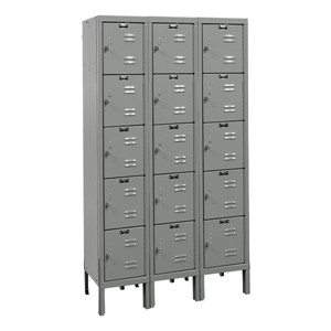 Premium Three-Wide Five-Tier Box Lockers
