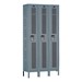 Heavy-Duty Ventilated Three-Wide Single-Tier Gym Lockers