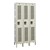 Heavy-Duty Ventilated Three-Wide Single-Tier Gym Lockers (72" H Openings)