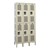 Heavy-Duty Ventilated Three-Wide Double-Tier Gym Lockers