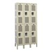 Heavy-Duty Ventilated Three-Wide Double-Tier Gym Lockers