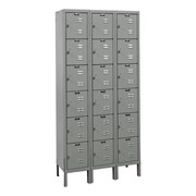 Premium Three-Wide Six-Tier Box Lockers