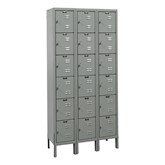 Premium Three-Wide Six-Tier Box Lockers 
