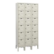 Corrosion-Resistant Three-Wide Six-Tier Lockers 