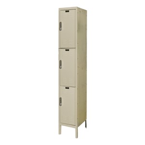 One-Wide Triple-Tier Lockers w/ Electronic Lock