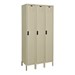 Three-Wide Single-Tier Lockers w/ Electronic Lock