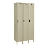 Three-Wide Single-Tier Lockers w/ Electronic Lock