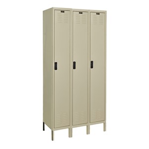 Three-Wide Single-Tier Lockers w/ Electronic Lock
