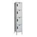 One-Wide Four-Tier Laptop/Backpack Lockers