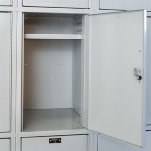 Three-Wide Four-Tier Laptop/Backpack Lockers