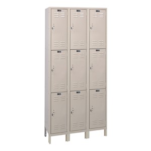 ValueMax Three-Wide Triple-Tier Lockers (24" H Openings)