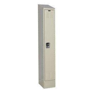 Ready-Built II Fully Assembled One-Wide Single-Tier Lockers w/ Slope Top (72" H Opening)