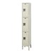 Ready-Built Fully Assembled One-Wide Triple-Tier Lockers (24" H Openings)