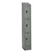 Ready-Built II Fully Assembled One-Wide Triple-Tier Lockers w/ Slope Top (24" H Openings)