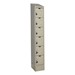 Ready-Built II Fully Assembled One-Wide Six-Tier Lockers w/ Slope Top (12" H Openings)