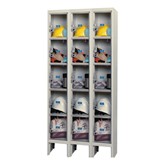 Clear-View Plus Three-Wide Five-Tier Lockers (12'' H Openings)