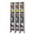 Clear-View Plus Three-Wide Six-Tier Lockers (12" H Openings)