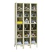 Clear-View Plus Three-Wide Six-Tier Lockers (12" H Openings)