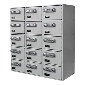 Cell Phone & Tablet Locker w/ DigiTech Electronic Lock - Three-Wide
