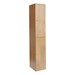 72" H One-Wide Double-Tier Wood Lockers