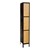 Wood/Metal Hybrid One-Wide Triple-Tier Lockers