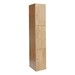 72" H One-Wide Triple-Tier Wood Club Lockers