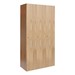 72" H Three-Wide Single-Tier Wood Club Lockers