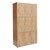 72" H Three-Wide Triple-Tier Wood Club Lockers