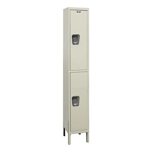 Maintenance-Free Quiet One-Wide Double-Tier Lockers