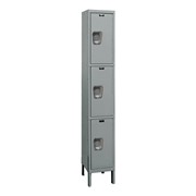 Maintenance-Free Quiet One-Wide Triple-Tier Lockers