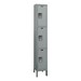 Maintenance-Free Quiet One-Wide Triple-Tier Lockers