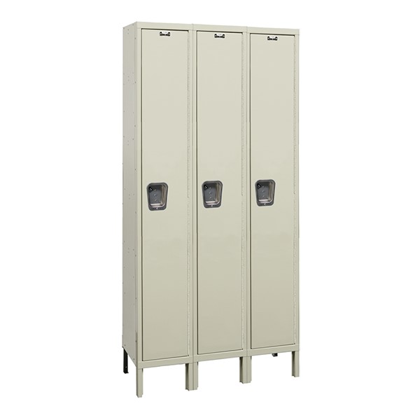 Maintenance-Free Quiet Three-Wide Single-Tier Locker