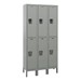 Maintenance-Free Quiet Three-Wide Double-Tier Lockers